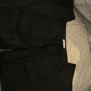 Black Trousers with Belt Loops for Versatile Style